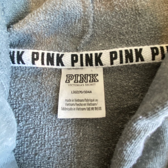 SOLD: PINK Rainbow Stripe Hoodie - Picture 4 of 4